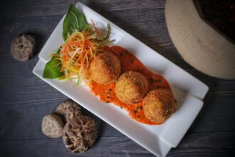 Arancini al tartufo nero
