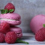 Macarons ai lamponi