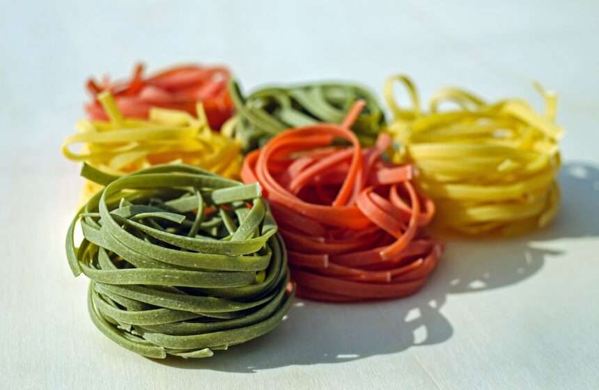 Tagliatelle tricolore