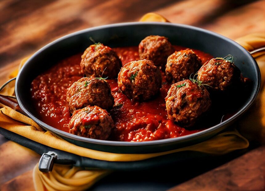Pasta sugo di polpette