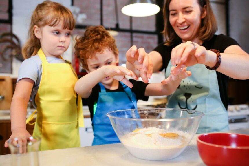 cucina creativa con i piccoli