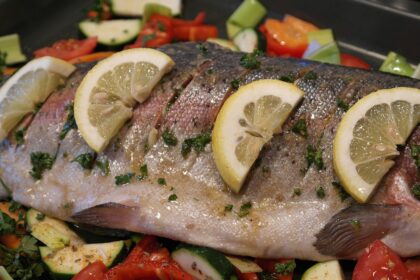 Trota salmonata in crosta
